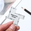Home DIY Craft Precision Seam Template Sewing Ruler Measuring Gauge Patchwork Quilting Tailor Ruler