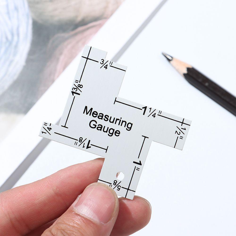 Accessories Precision Seam Template Sewing Ruler Tailor Ruler Measuring Gauge Patchwork Quilting