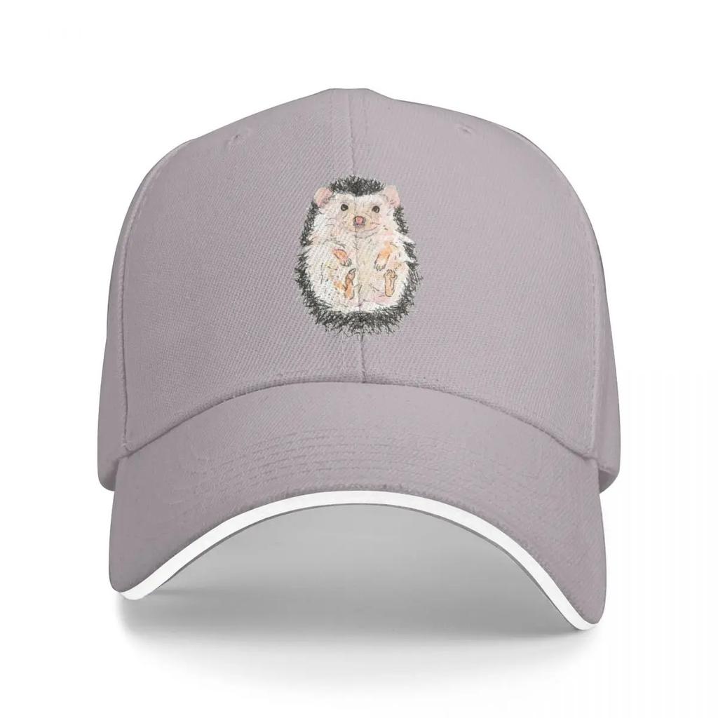 Hedgehog on its back (Hand Drawn Design) Baseball Cap Vintage Golf Hat hard hat For Women 2025 Men's