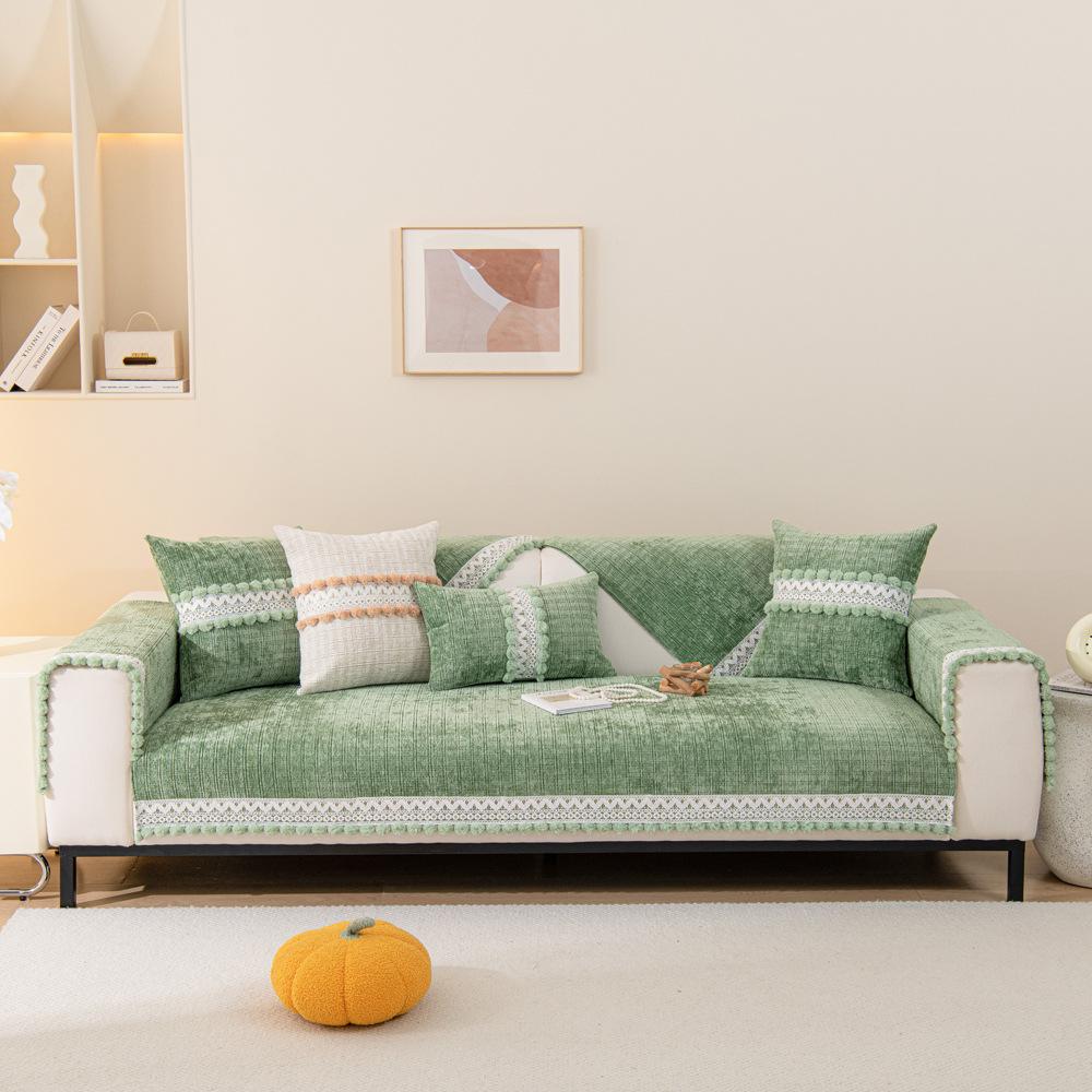 Fresh Chenille Sofa Cushion Four Seasons Universal Seat Cushions Blanket Non-Slip Sofa Cover Cover Cloth