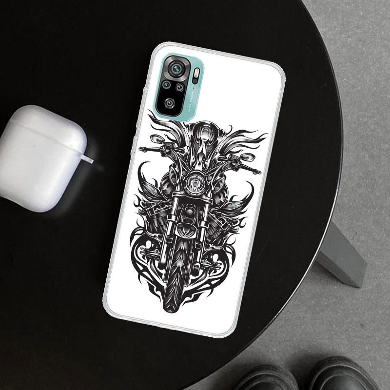 Motorcycle Gear Phone Case Cover for Xiaomi Redmi Note 15 14 13 12 11 Pro Plus 14S 12S 11S 11T 11E 10S 10 Customized Fundas Redm