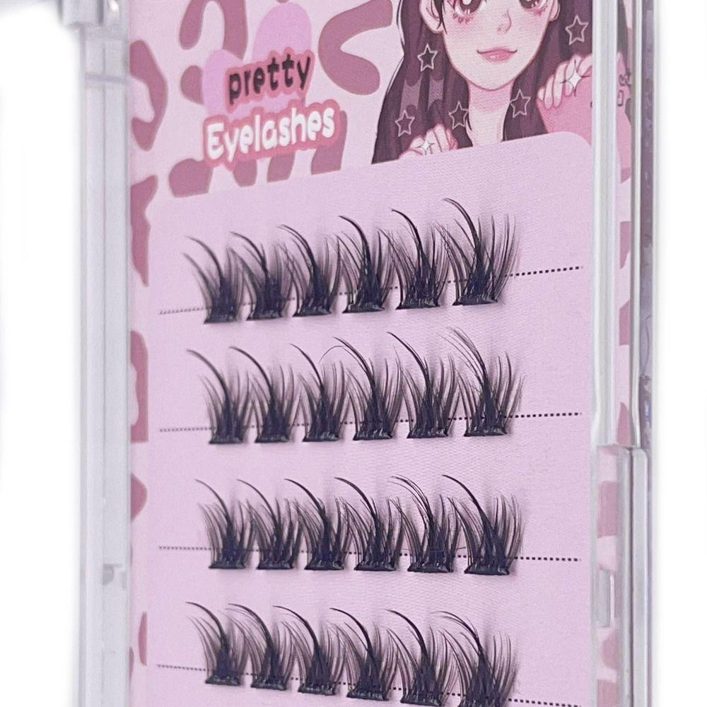 Clusters Self Adhesive Eyelashes No Glue Needed Self Adhesive Lash Clusters  for Beginners
