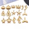 Ocean-Themed Animal Charms: Octopus, Crab, Dolphin, Starfish, Turtle Pendant for DIY Bracelets & Necklaces