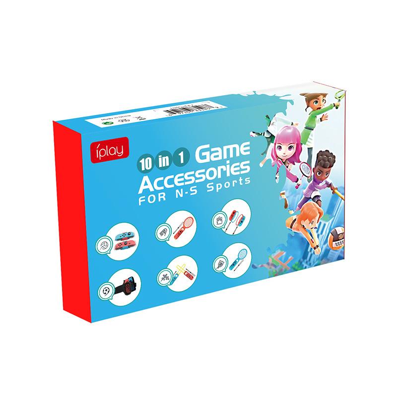 10 In 1 Sport Game Accessories Set for Nintendo Switch / Switch OLED Joy-Con