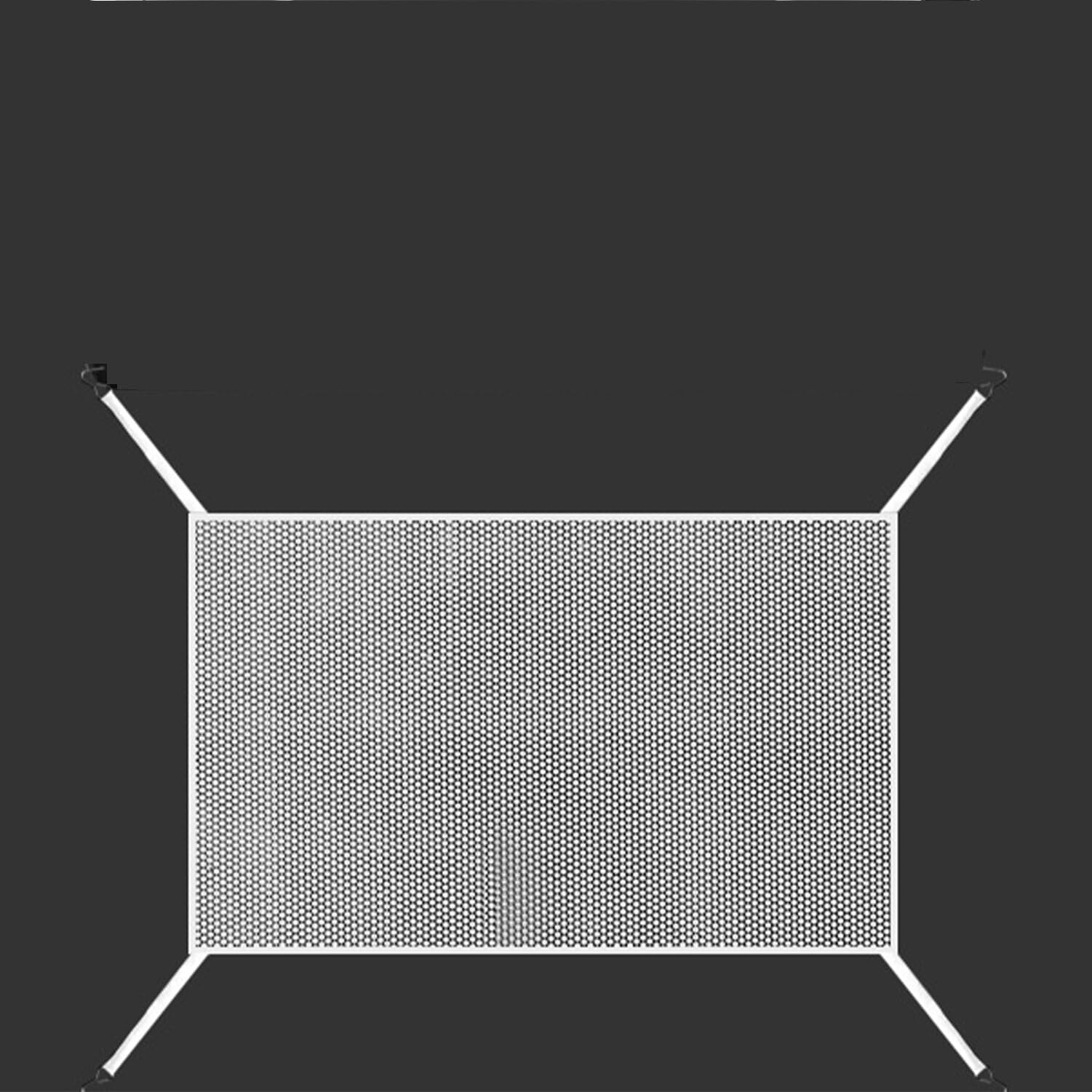 

Car Bumper Grille Mesh, Car Condenser Protection Net, Tank Insect Repellent Net, Air белый