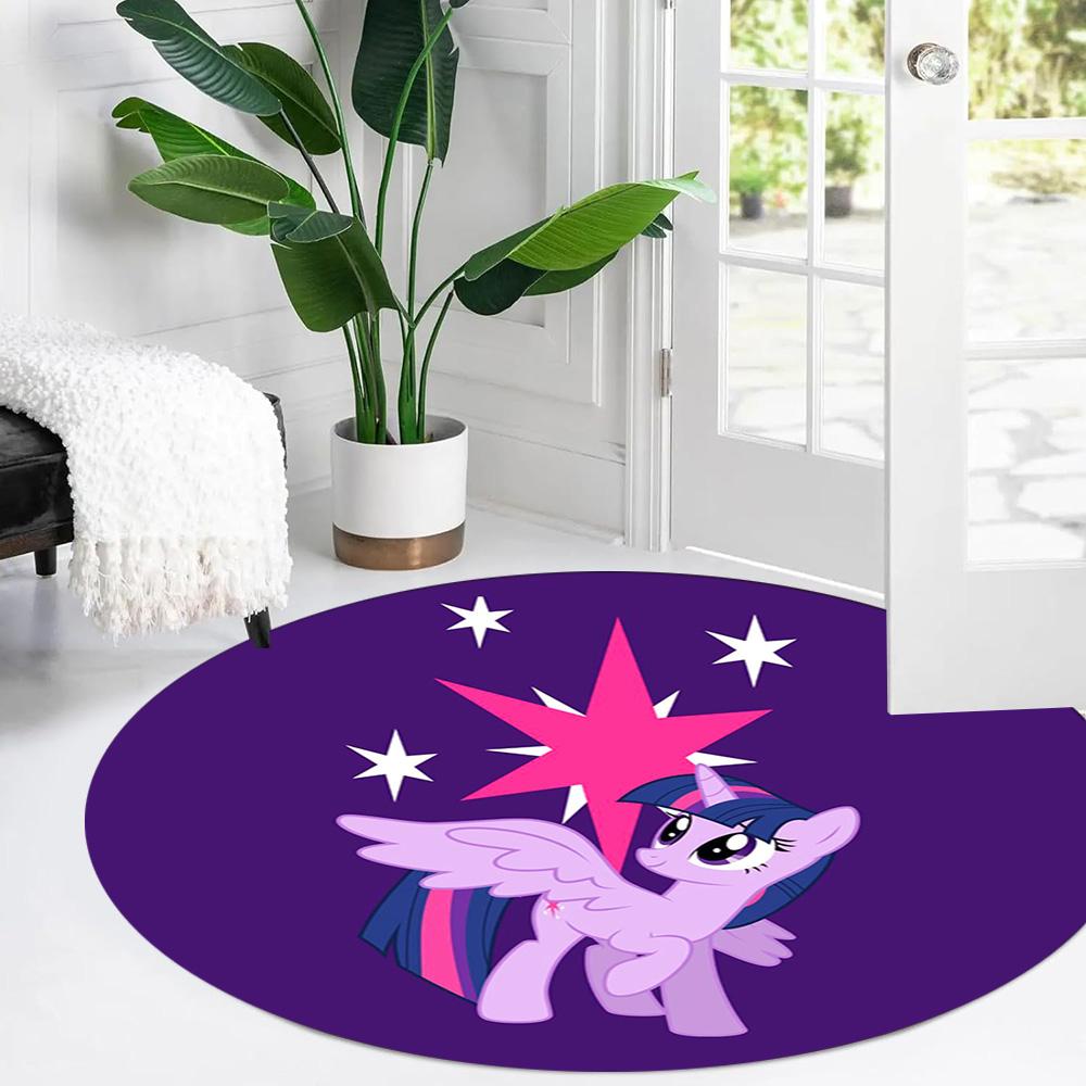 Little Pony Area Rug Suitable For Bedrooms Outdoor Playrooms Game Room Antislip Carpet Decorate Offices Spiritual Gift