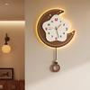 Restaurant Minimalist Wall Clocks Simple Quartz Aesthetic Wall Clocks Wooden Modern Relogio De Parede Living Room Decoration
