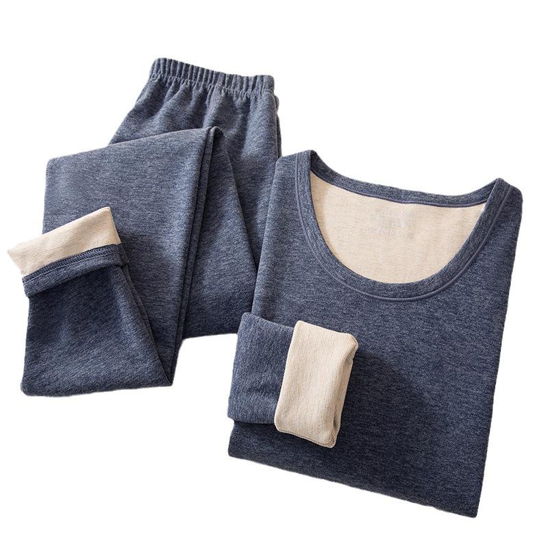 Mink Velvet Cashmere Silk Thermal Underwear Set for Men & Women - Autumn/Winter