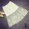 Fashion Women Lace Slip Dress Skirt Extender Knee Length A-Line Half Floral Underskirt Petticoat