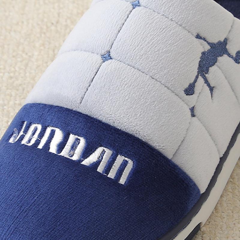 Парные плюшевые тапочки из хлопка для мужчин и женщин — фото 8