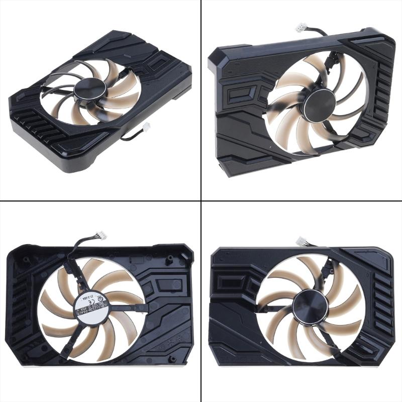 Graphics Card 85mm 4Pin Coolers Fan Replacement Accessories Graphics Card Cooling Fan for GTX1660 2060 StormX Computer