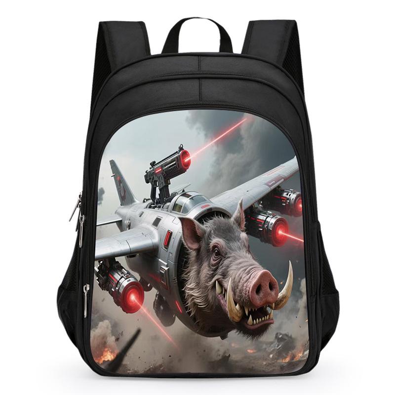 Drewniany Patyczak Plecak AI dla Chłopców, Klasy 1-3