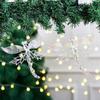 Fashion Plastic Christmas Crystal Pendants Sparkling DIY Christmas Tree Ornaments Hanging Ornament Home Decor