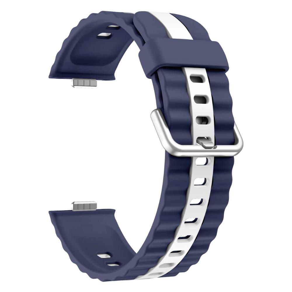 Two-Color Breathable Silicone Strap for Huawei Watch Fit 4/Fit 4 Pro Sport Bracelet Correa for Huawei Watch Fit 3 Soft Watchband