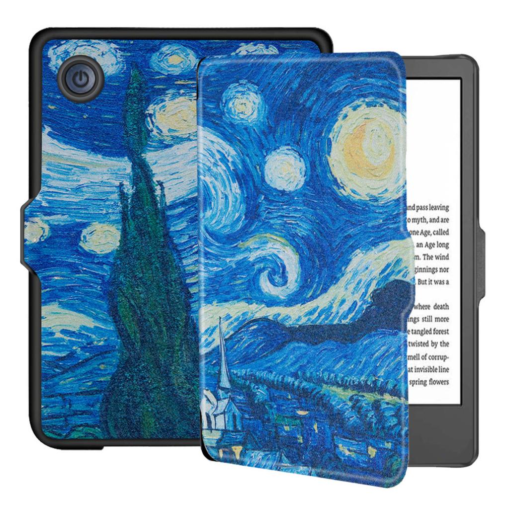 Per Kobo Clara BW / Clara Colour 2025 Custodia 6 pollici Auto Wake Sleep Copertina in Pelle PU Morbida Magnetica Custodia per Ereader N365 N367 Funda