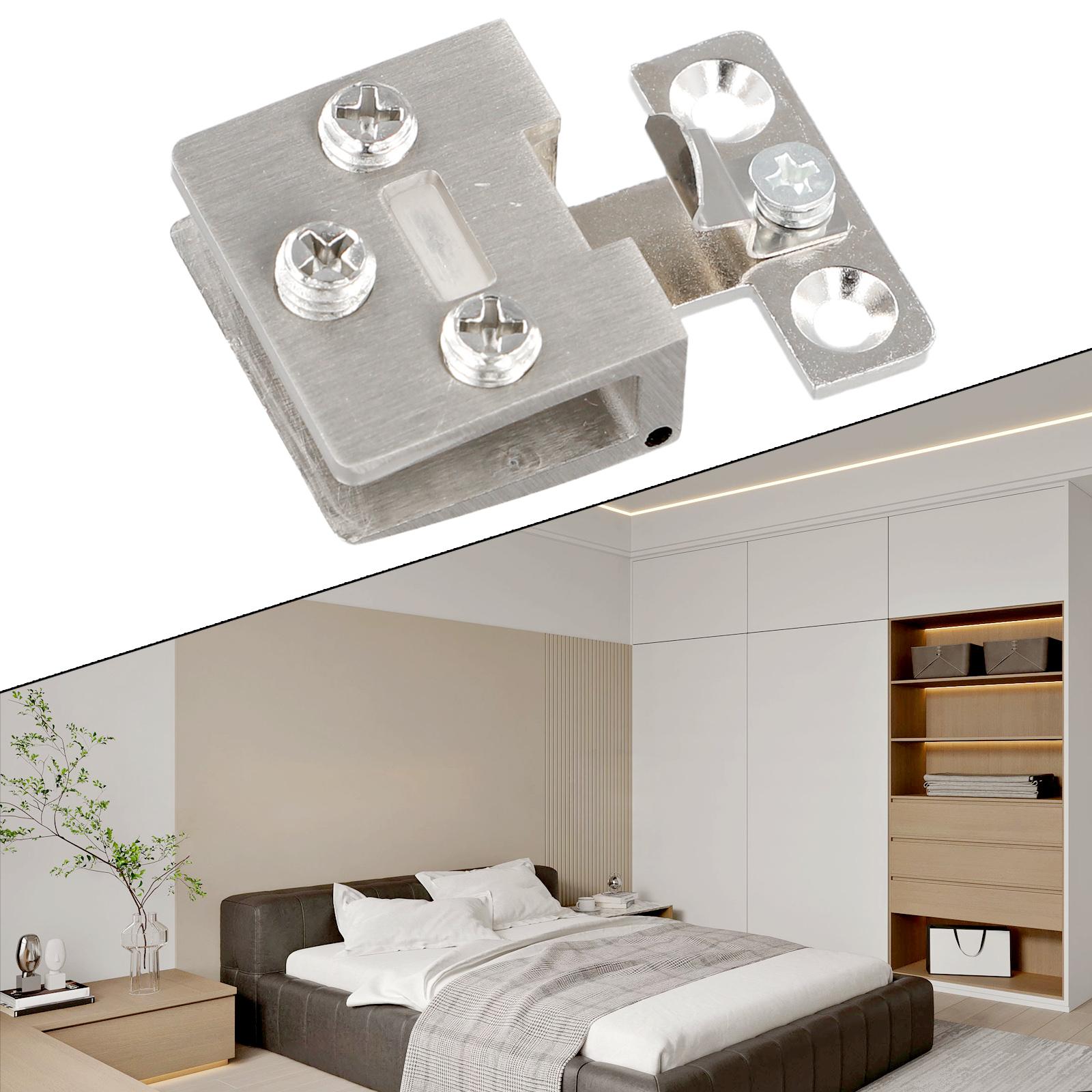 Петли для шкафов Мебельная фурнитура для витрин серебряный