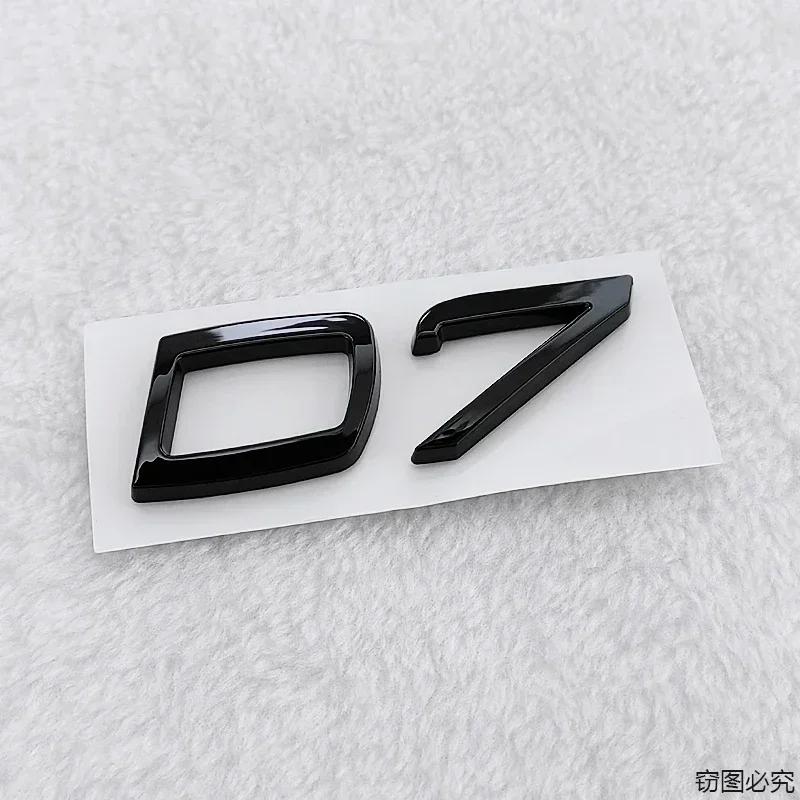 3D Auto ABS  Badge Emblem Sticker for Volvo D2 D3 D4 D5 D6 D7 Logo V40 S40 S60 S70 S80 V50 Exterieur Accessoires