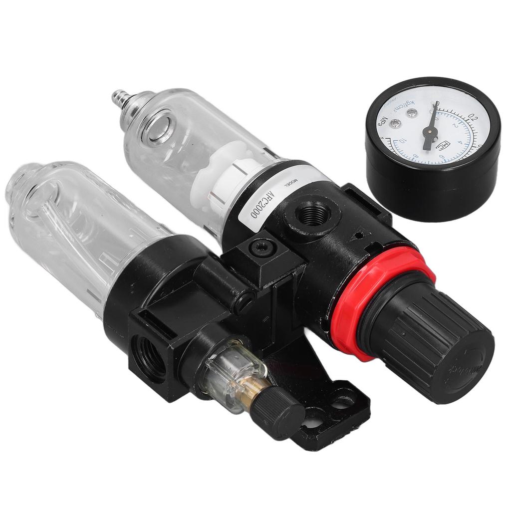Luftkompressor Filter Regler Wasserdruck Schmierer Werkzeug Ölabscheider G1 4 Zoll AFC2000