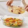 Large Capacity Borosilicate Glass Food Storage Bowl With Covers Excellent For Soups Dessert And Side Dish