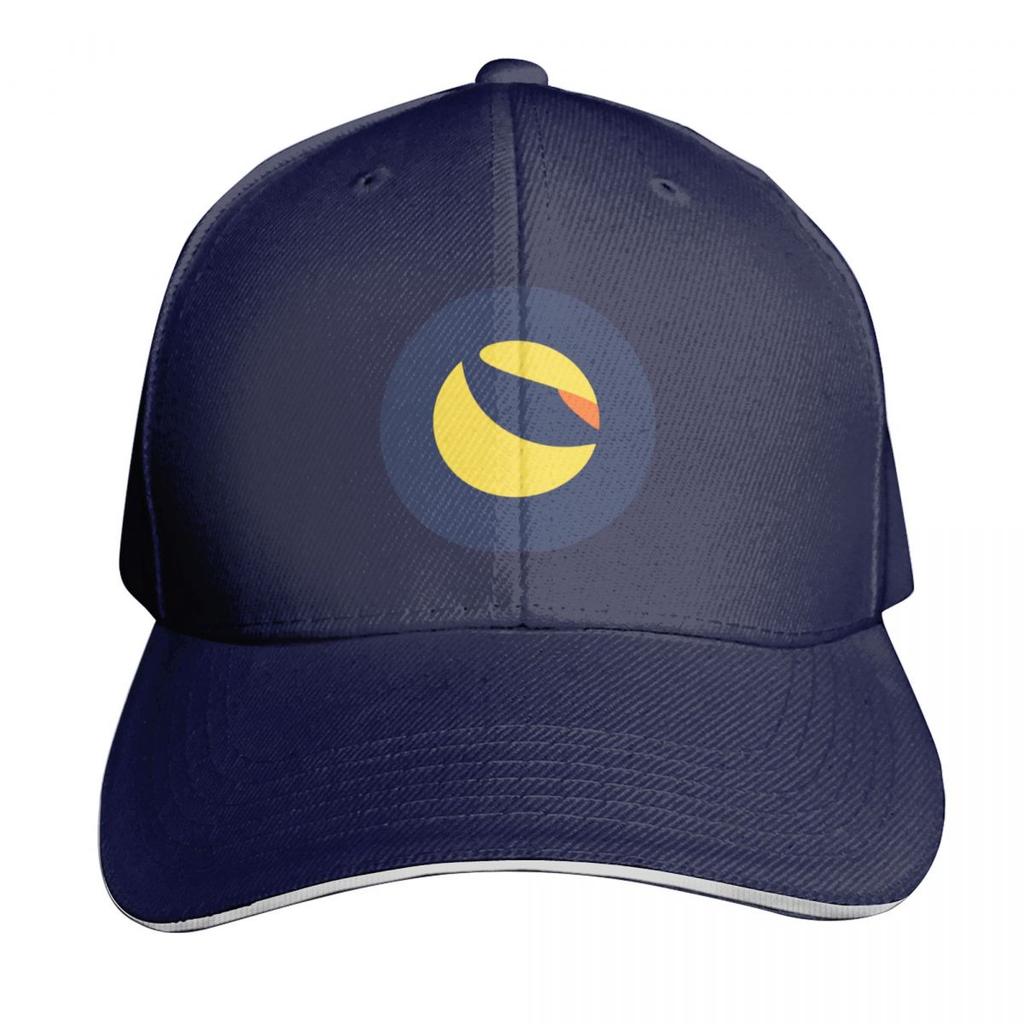 Terra LUNA Crypto Logo Stocks Investor Baseball Cap Sun Protection UPF Breathable Mesh Back Adjustable Buckle Closure