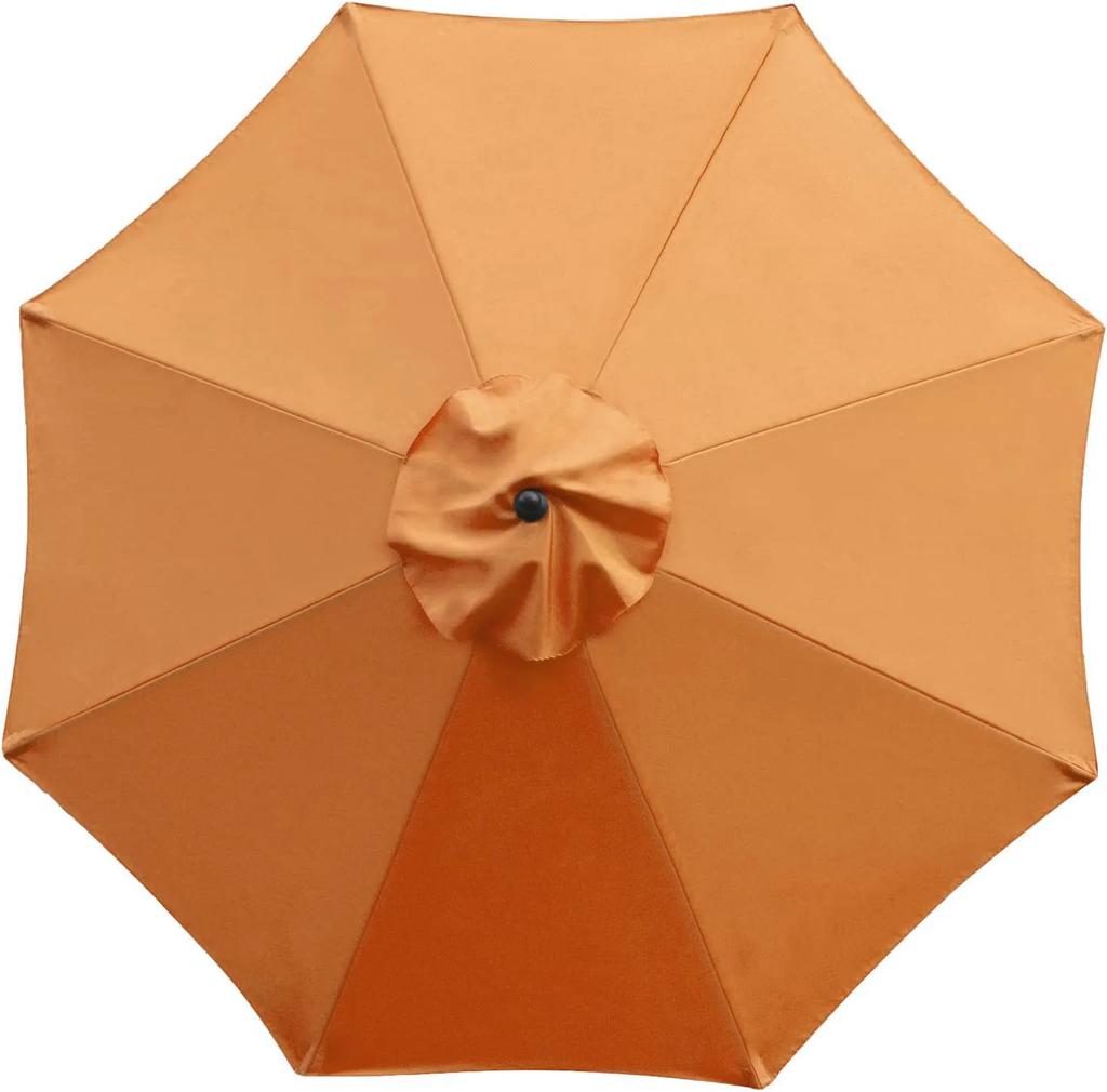 6 Ribs/8 Ribs Parasol Parasol Replacement Cloth Outdoor Patio Garden Banana Umbrella Cover Waterproof Sunshade Canopy