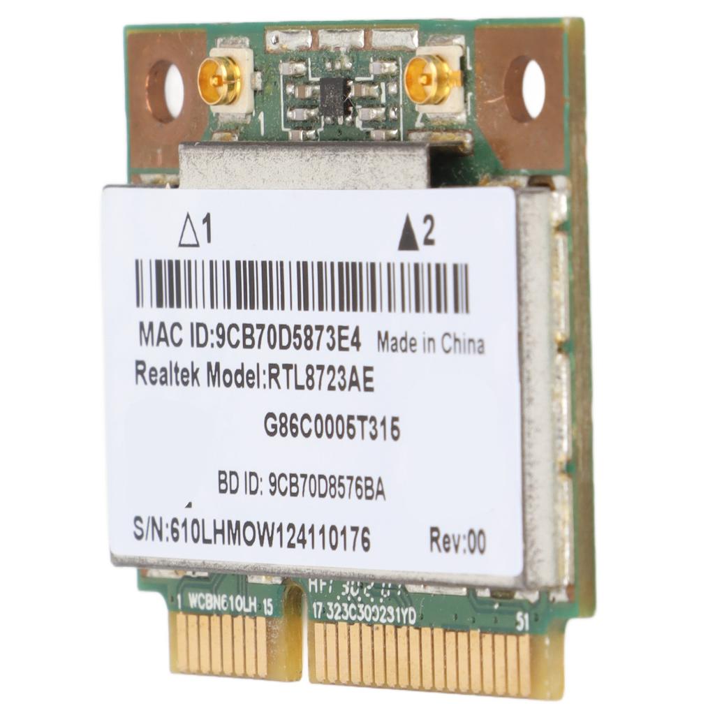 Wireless Network Card Mini PciExpress 802.11B g n 300M BT4.0 High Speed Transmission Plug and Play Network Card