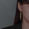 Banyan Tree S925 Silver Korean Tassel Earrings - Elegant Long Sequin Design for Women
