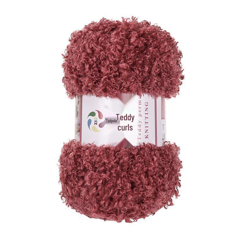 

Пряжа из кудрявой петлевой шерсти тедди: Пряжа для вязания крючком и спицами ручной работы для шарфов и кукол