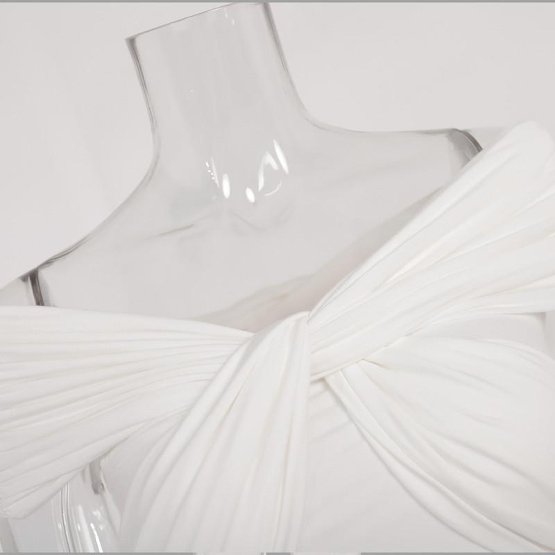 Tricou cu un singur umăr Tricou cu mânecă scurtă fără bretele