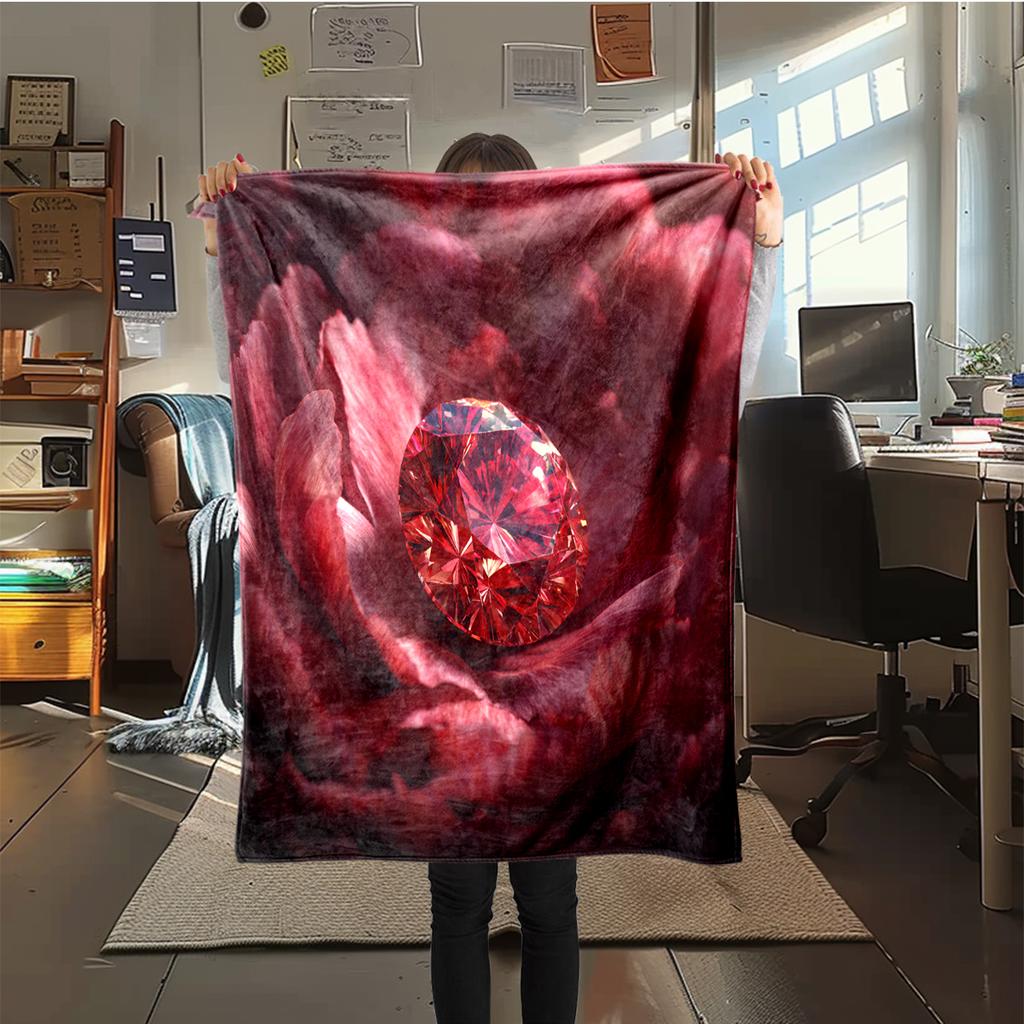 1 Stuk Cartoon Print Flanellen Deken, Hoge Kwaliteit Comfortabel voor Alle Seizoenen, Woondecoratie, Warmte en Comfort, Perfect voor Kerstmis Verjaardagscadeau