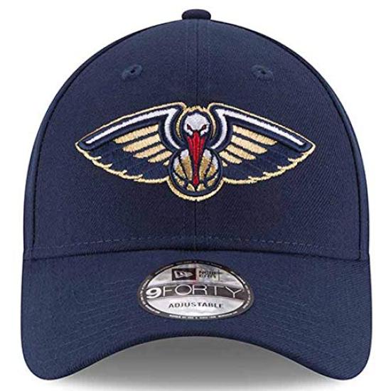 New Era Cap 9FORTY New Orleans Pelicans NBA THE LEAGUE ADJUSTABLE CAP Navy NEW ORLEANS PELICANS 940 Hat Basketball [Used]
