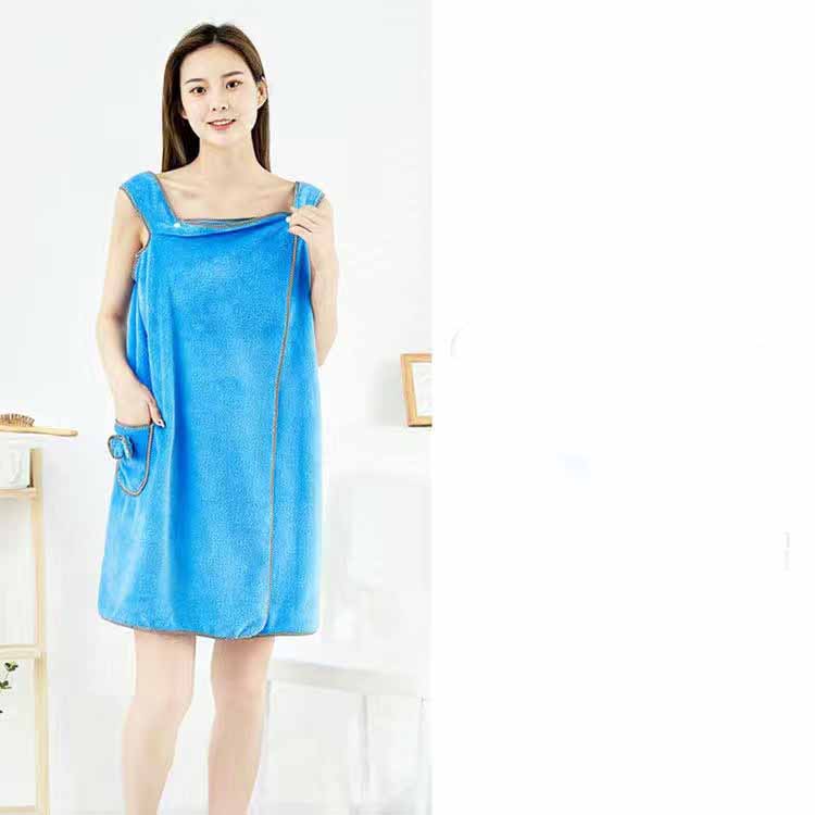 

Носимое банное полотенце, впитывающее коралловое флисовое слинг, банная юбка, халат, мягкая накидка на груди, полотенце из микрофибры 80×135cm