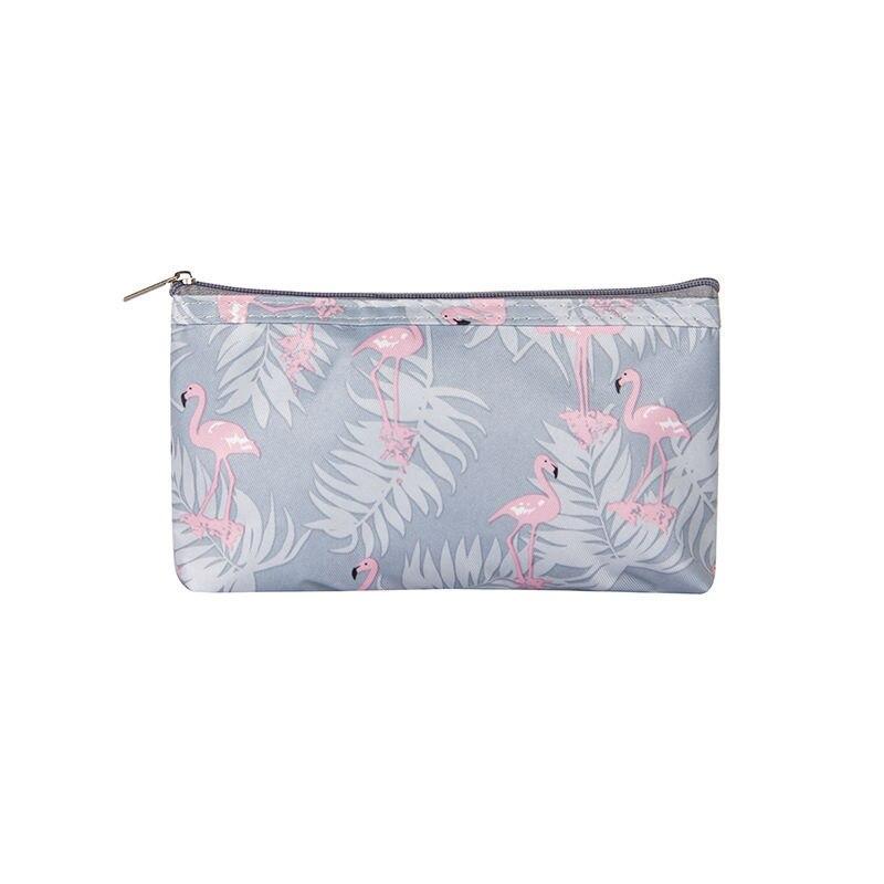Cute Flower Zipper Cosmetic Bag Portable Lipstick Storage Bag Multifunctional Mini Women Makeup Wash Bag Case