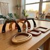 DIY Wooden Bag Handle Square Shape for Classic Handbag Purse Straps Replacement  for Tote Bag Sewing Projects