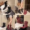 Fashion Pointed Toe High Heel Pile Boots Women's 2025 Autumn and Winter New Fashion and Versatile Sexy Booties