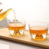 Gold Mountain LL Crystal Glass Tea Tasting Pair Cups