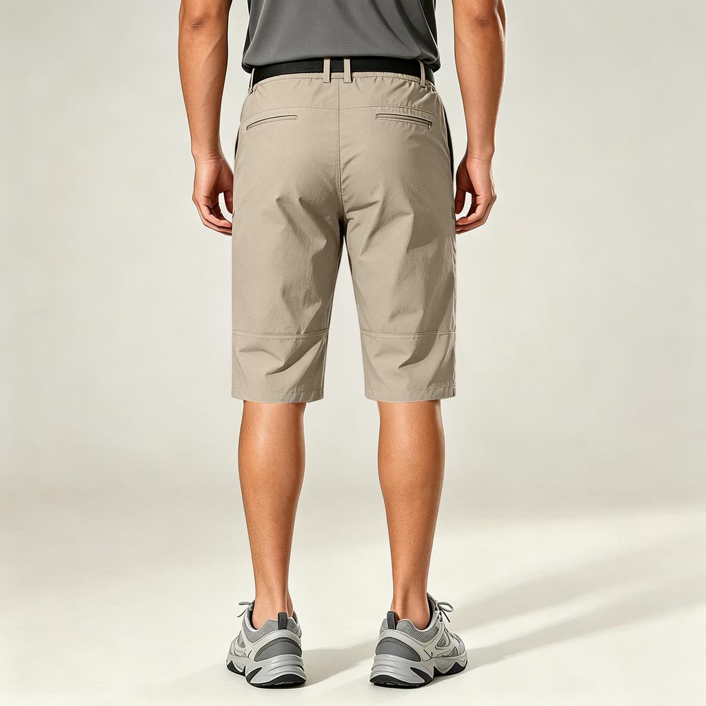 Men's Cargo Shorts with Multiple Pockets, Loose Fit Casual Mid-Length Shorts for Summer