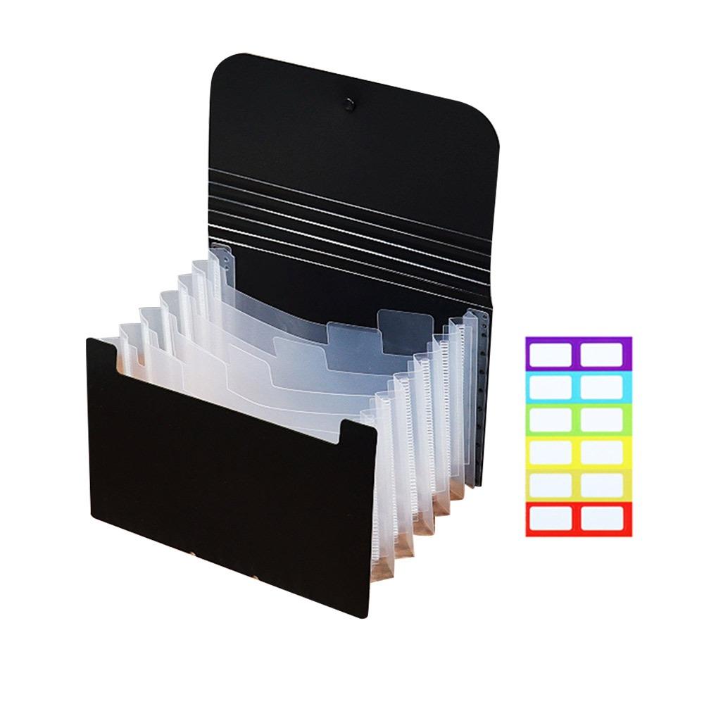 Waterproof Organ Bag 7 Layer File Pouch Portable A6 File Folder