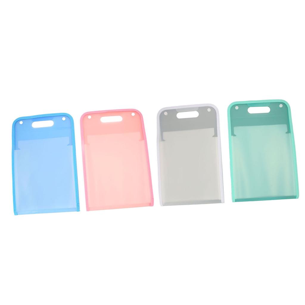 2pcs Vertical File Folders 13 Pockets Large Capacity  Document Folder Portable Plastic File Organi