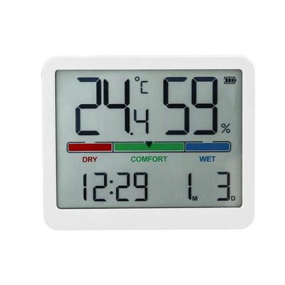 GOWKE Wielofunkcyjny Cyfrowy Zegar Ścienny LCD z Temperaturą