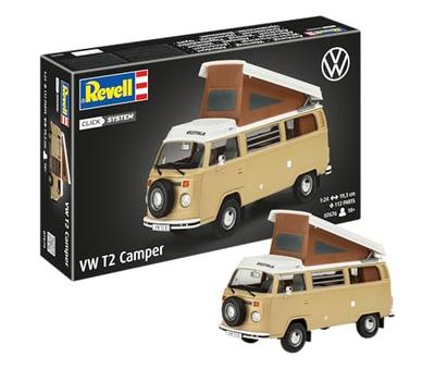 German Revell 1/24 VW T2 Camper Plastic Model 07676