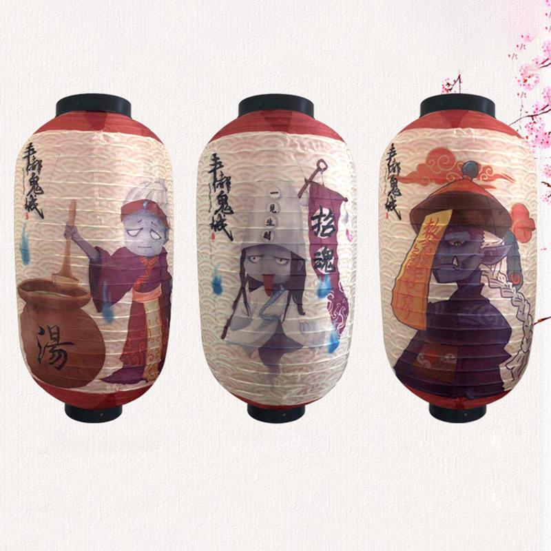 Waterproof Printing Japanese Style Hanging Lantern Diy Restaurant Bar Hotel Festival Decoration Wedding Party Christmas Decor