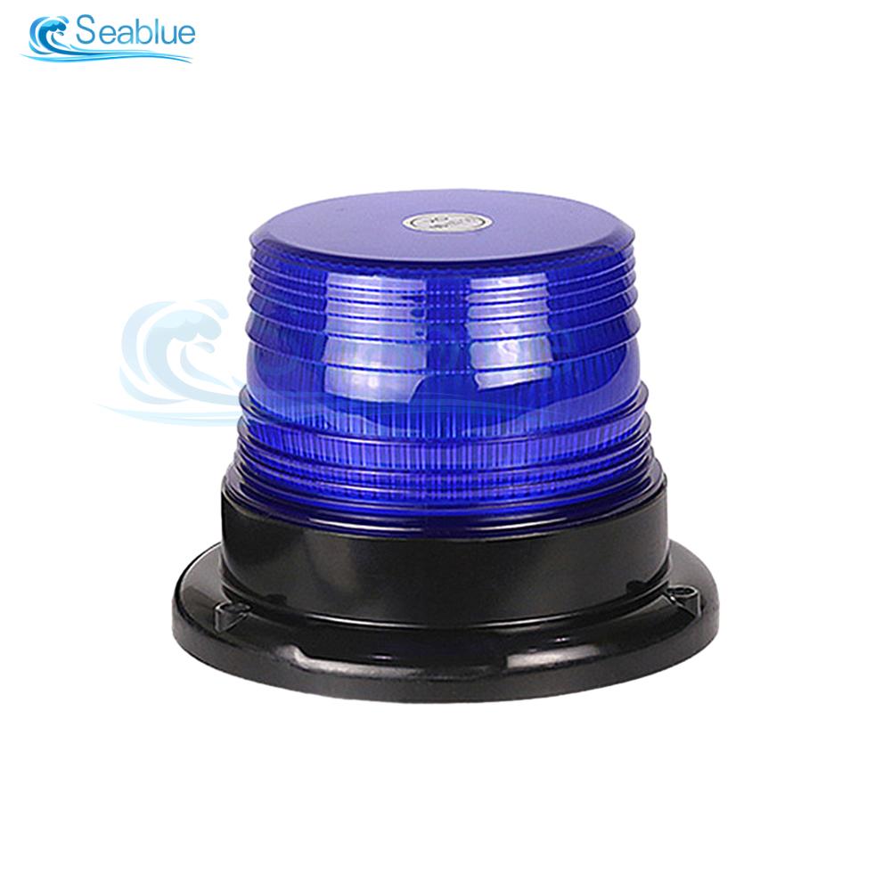 

Car Truck Roof Top Warning Light Emergency 12 LED Strobe Light Flashing Beacon With Magnetic Base For Security Auto 12V 24V синій