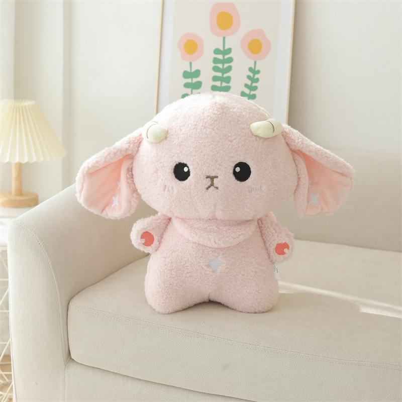 Bambola Pecora Cartone Animato Peluche Kawaii Animale Coccoloso Peluche Morbido Peluche Agnello Grigio Verde Viola Marrone Rosa Regalo