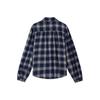 Levis Simple Plaid Collared Casual Knit Long Sleeve Shirt Women Shirts 003P4-0008