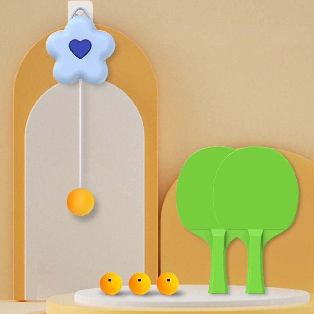 

Training Device Hanging Pingpong Trainer Children Toy Ping Pong Rackets for Sports синий