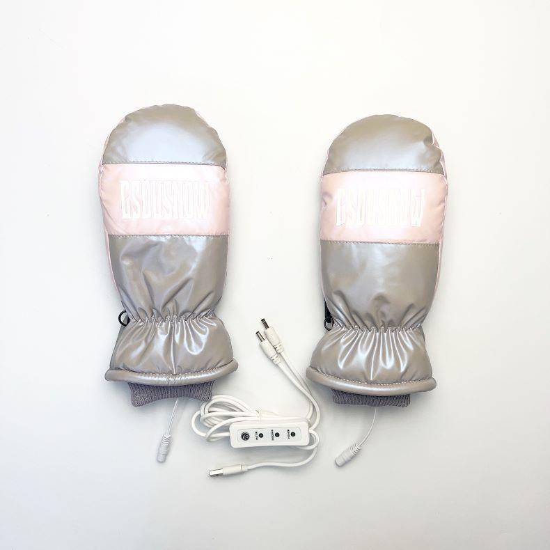 USB Elektrisch Beheizte Ski-Fäustlinge Outdoor-Sportarten Wasserdicht, Winddicht und Warm Hochwertiges Gewebe Plus Samt und Verdickung