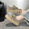 Platform Kangaroo Shoes Women's Autumn New Casual Retro Suede Single Shoes Women's Shoes