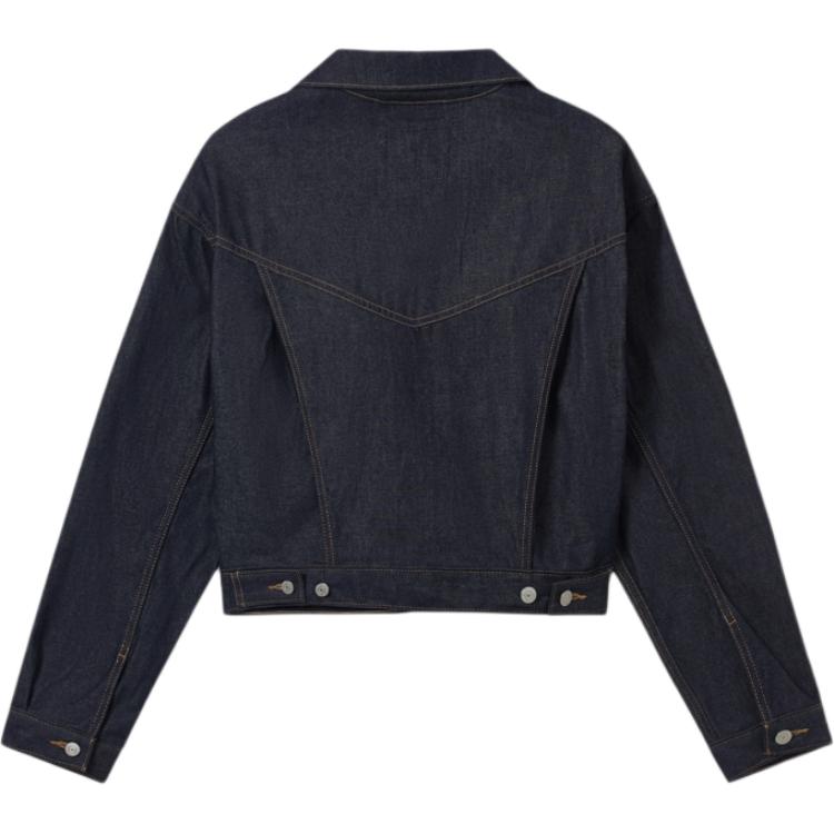 Levis Comfortable Loose Fit Button Down Long Sleeve Denim Jacket Men Jackets Denim-Blue A5782-0067