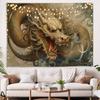 Mythical Legend Dragon Art Tapestry Office Living Room Bedroom Decoration Sofa Background Wall Cartoon Wall Hanging Cloth